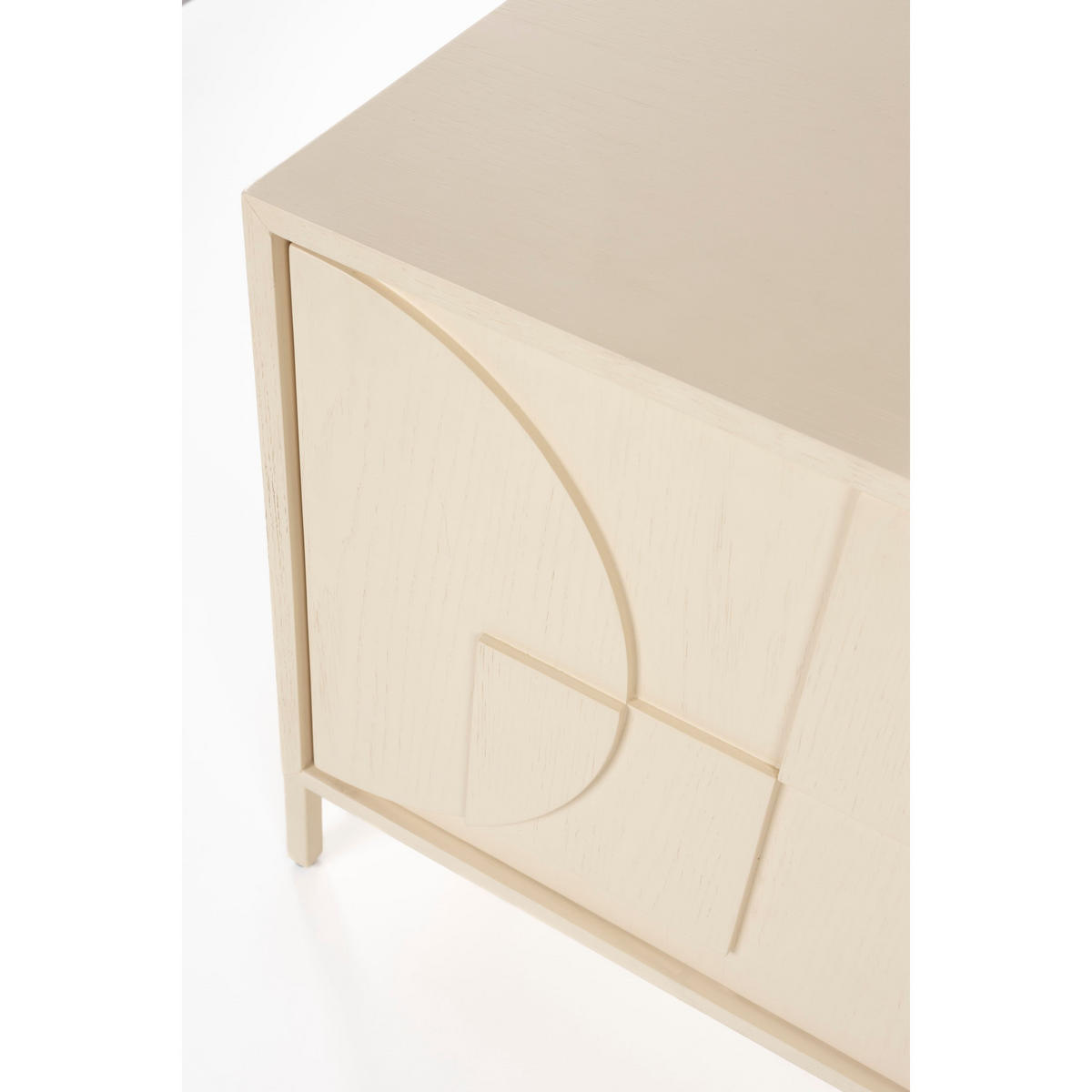 SIDEBOARD Faces - Beige, Holz (160/60/40cm) - Zuiver