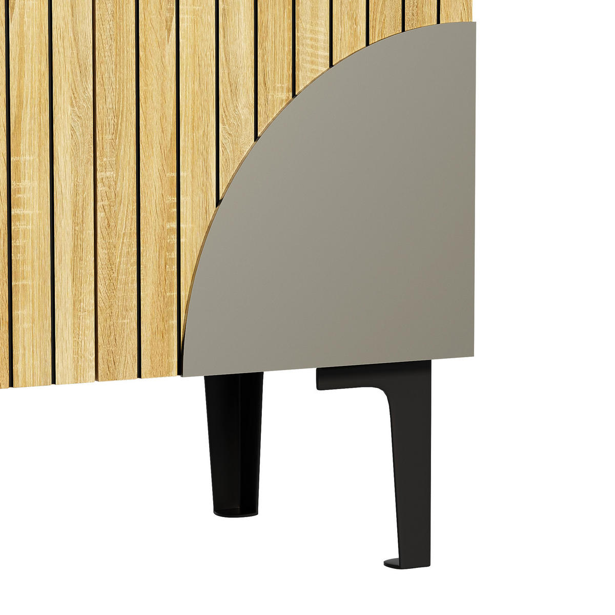 SCHUHSCHRANK 90/32/94 cm in Holzoptik mit 3 Türen und Ablage - Naturfarben, Holzwerkstoff (90/94/32cm) - Flora Grace