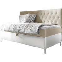 KINDERBETT FLIPPO 2 - Beige/Weiß, Holzwerkstoff (92/202cm) - Meblini