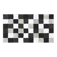 BADTEPPICH SQUARE 1011 STEIN - 77 - Grau, Textil (60/100cm) - Cawoe