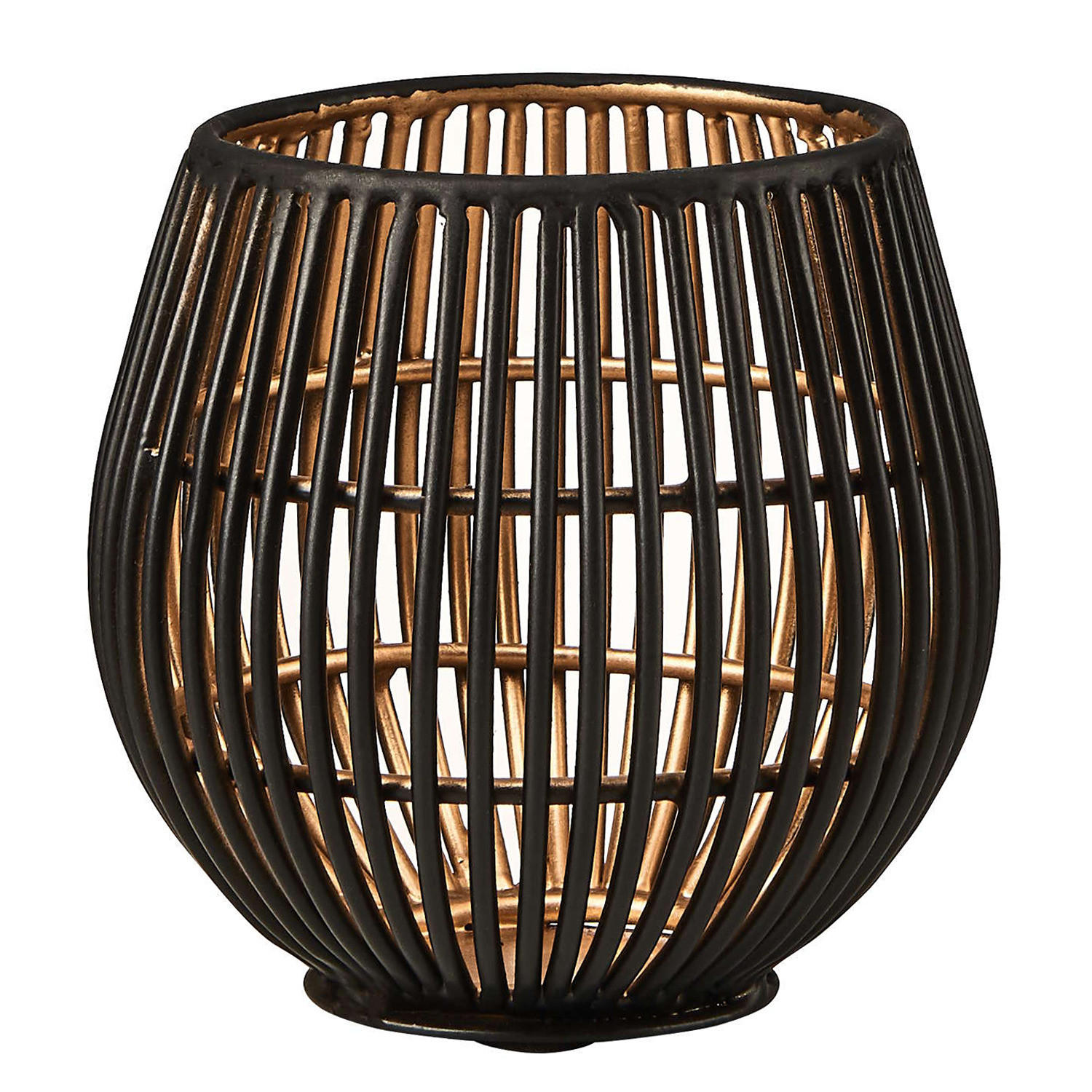 TEELICHTHALTER Yoko - Schwarz, Metall (9cm) - BUTLERS