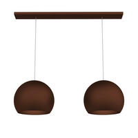 HÄNGELEUCHTE - Dunkelbraun, Metall (20/70/20cm) - Lumicom