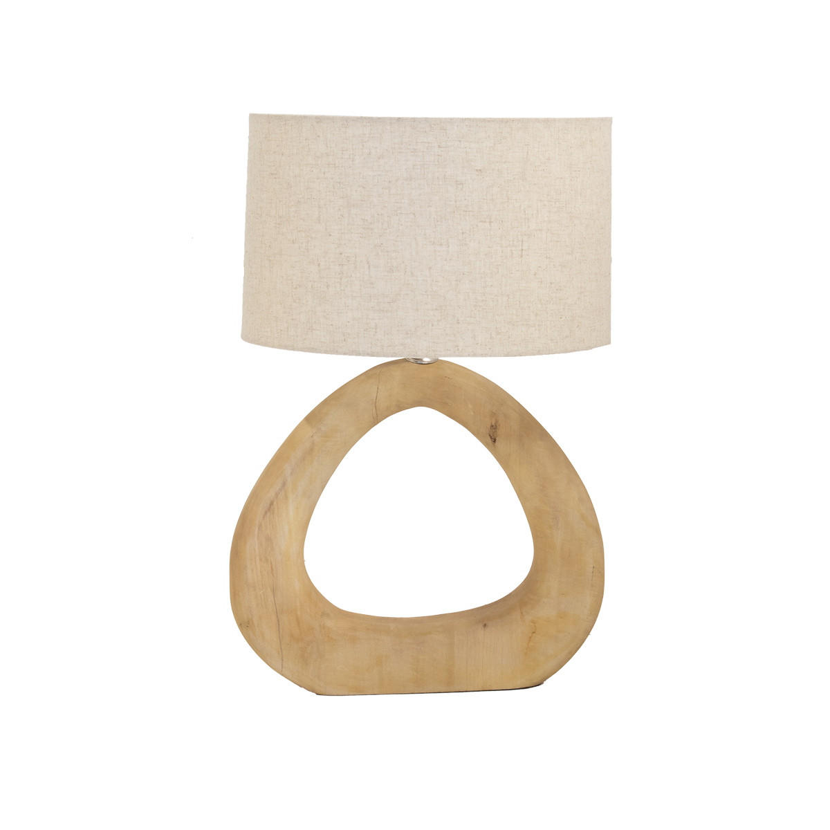 TISCHLAMPE aus Mangoholz 60cm, natürlich - Braun, Holz (38/38/60cm) - Giga Meubel