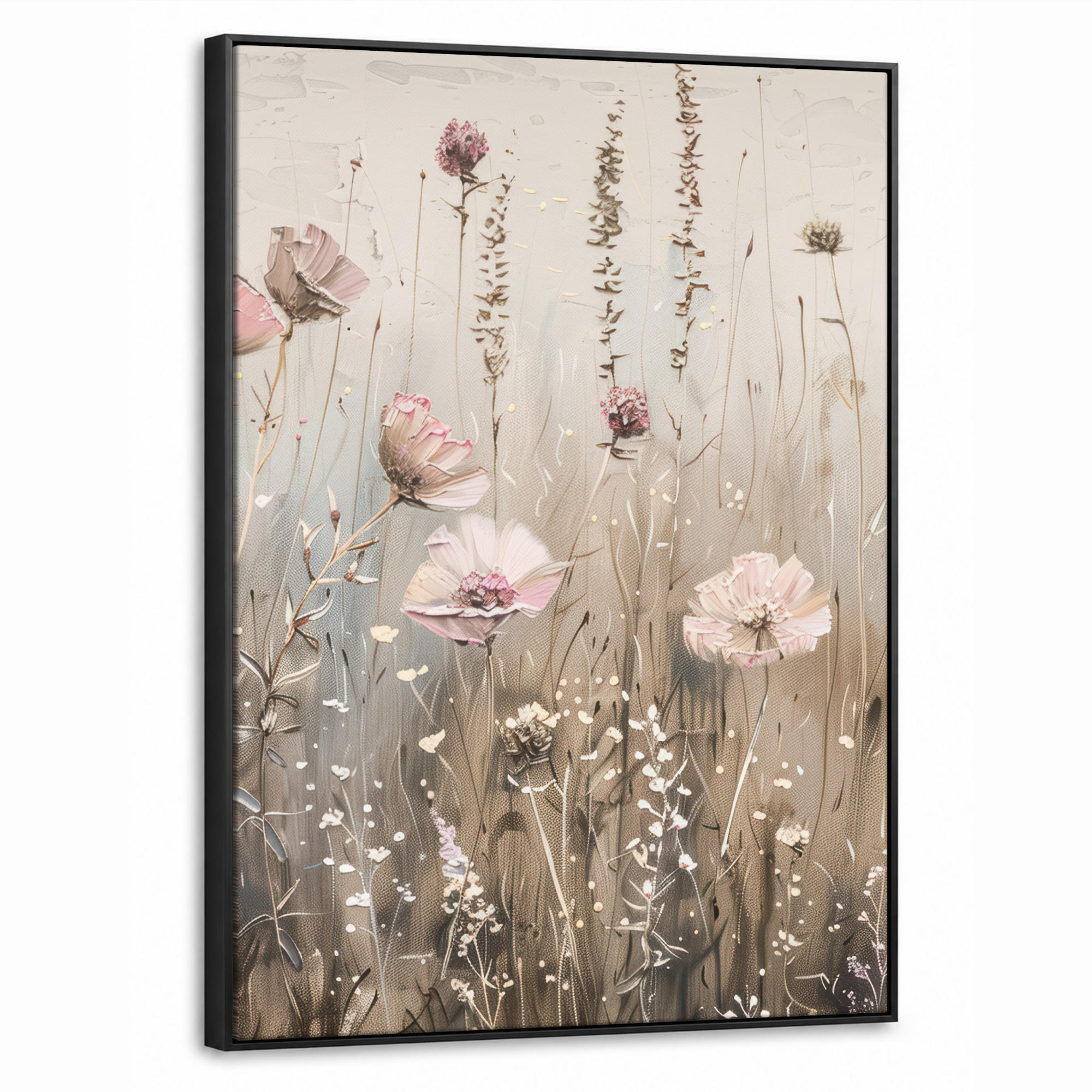 MuchoWow Leinwand Beige 70x100 cm
