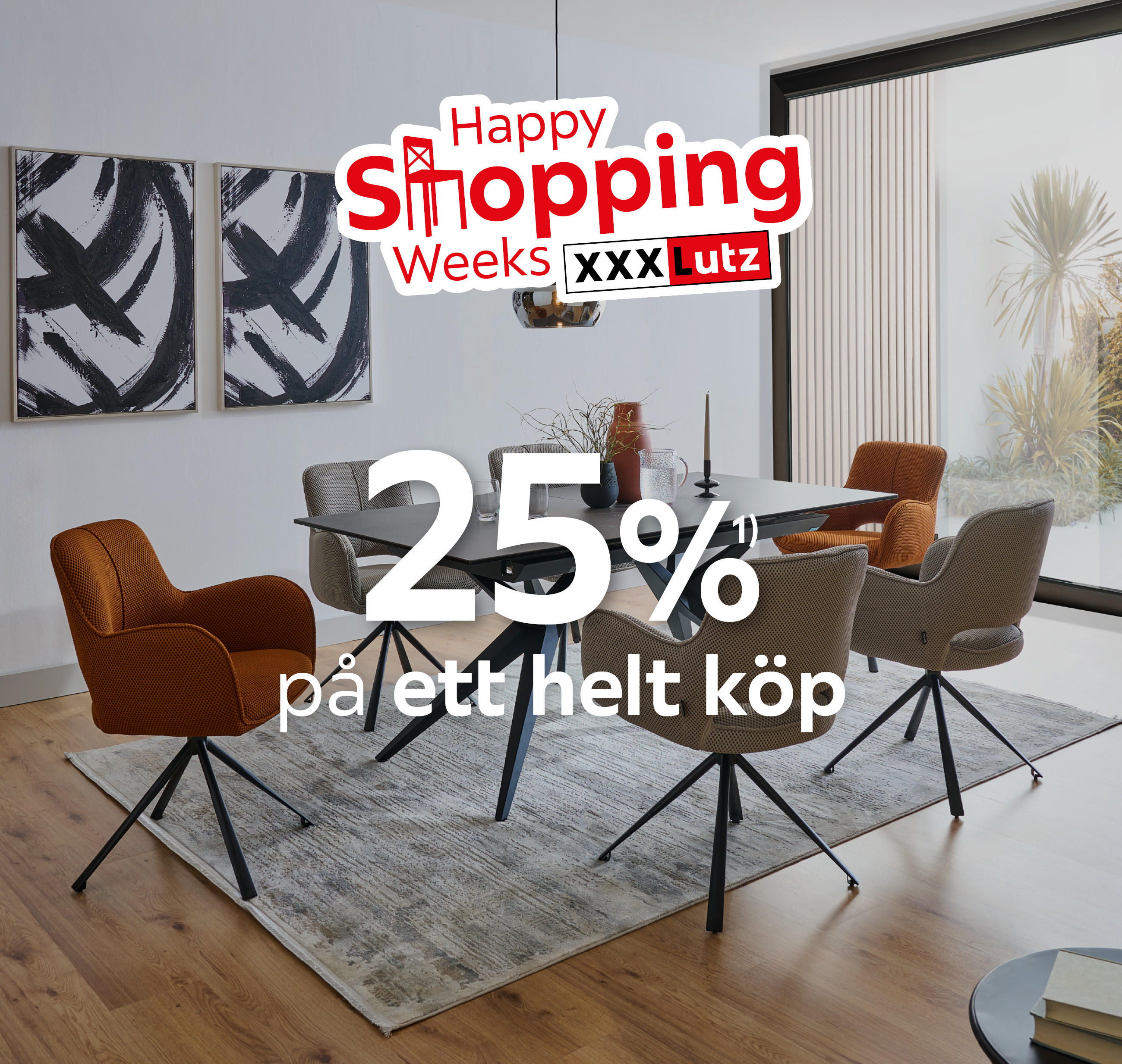 25%¹⁾ på ett helt köp
