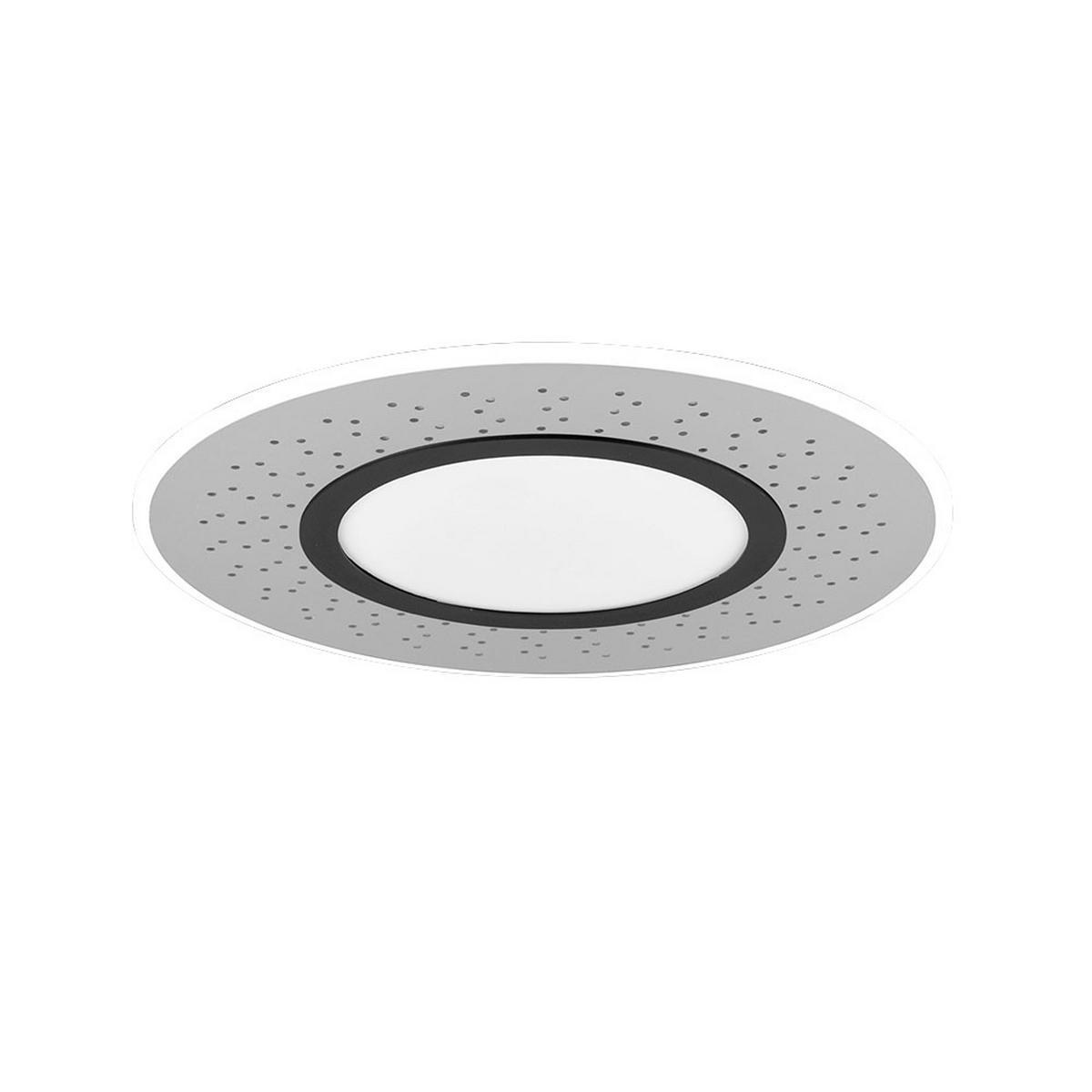 LED DECKENLEUCHTE Versus Silber Nickel-matt - Silberfarben, Metall (49/49/5cm)