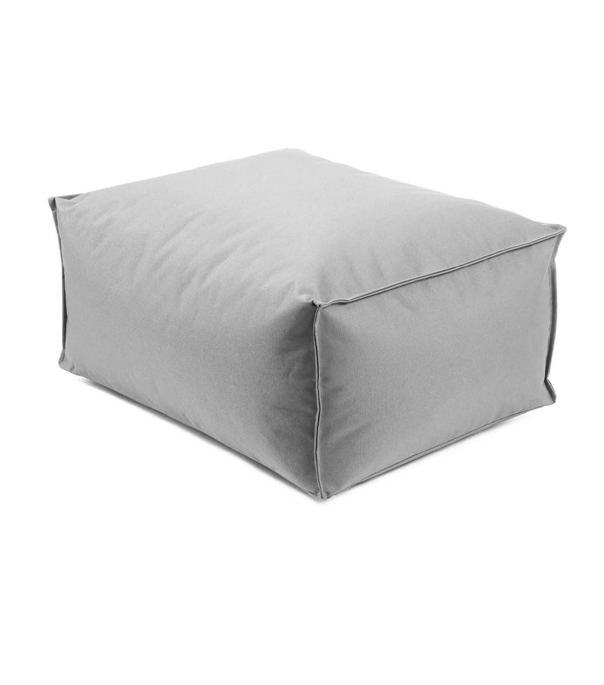 OUTDOOR POUF Der Ruhestifter - Grau, Textil (60/25/45cm) - Mokebo