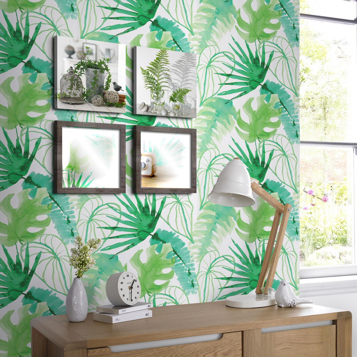 VLIESTAPETE Jungle Fever 1005x52cm - Grün, Papier/Kunststoff (52/1000cm) - Superfresco Easy