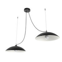 HÄNGELEUCHTE Dream X2 - Schwarz, Metall (40/40/9cm) - Lumicom