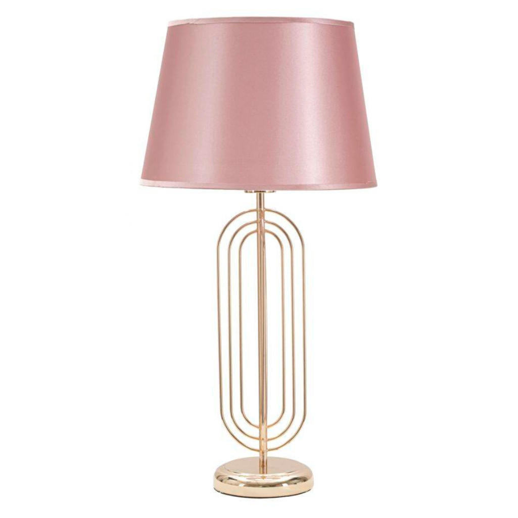 TISCHLEUCHTE Krista 64 cm - Rosa, Metall (33/33/64cm) - Mauro Ferretti