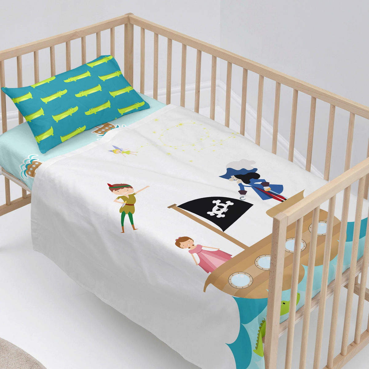 BETTWÄSCHE 2er-Set teiliges flying boy 120x180 cm (kinderbett) mehrfarbig - Multicolor, Textil (120/180cm) - Happy Friday