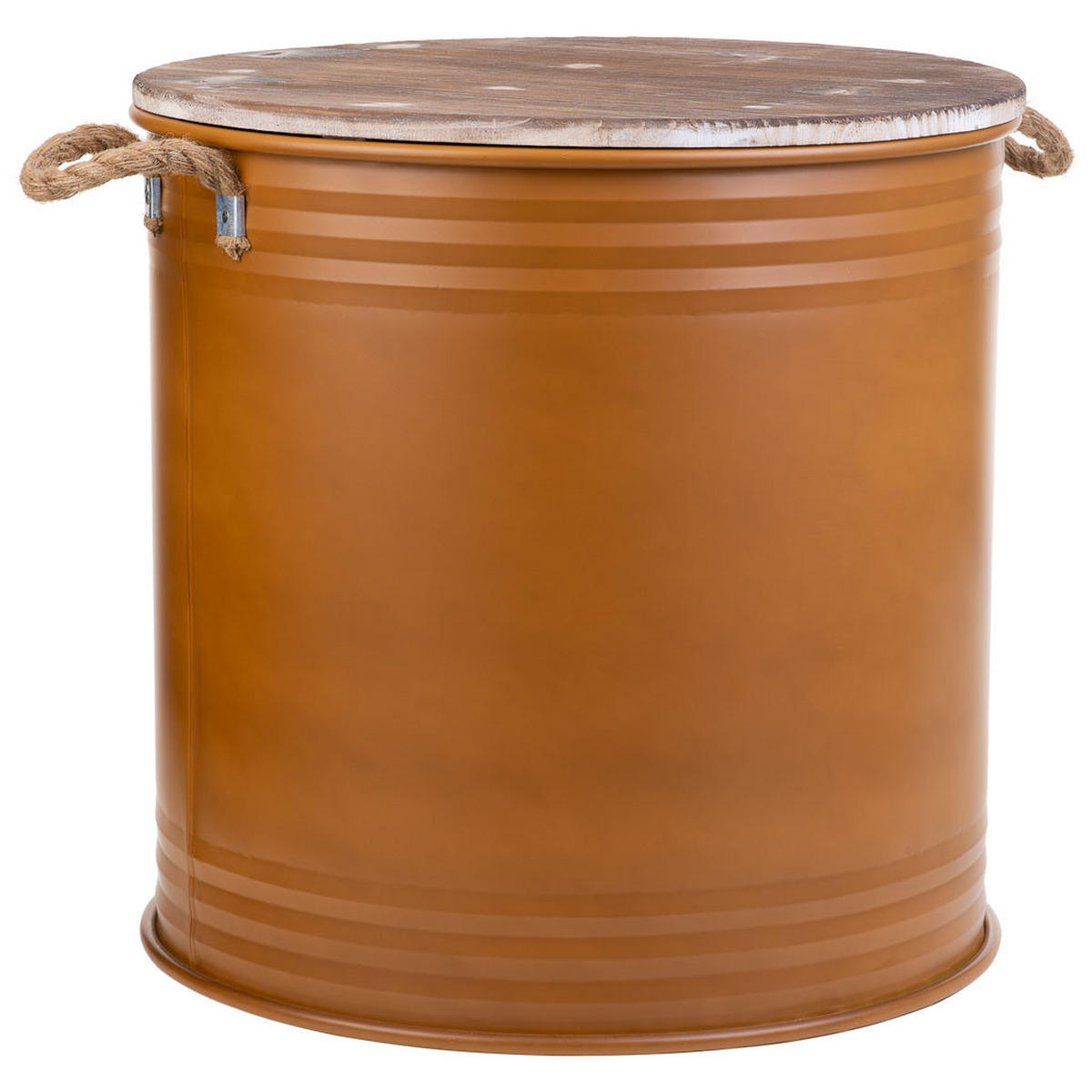 KORB aus Metall, braun, 50cm - Braun, Metall (50/50/50cm) - Wanderlust