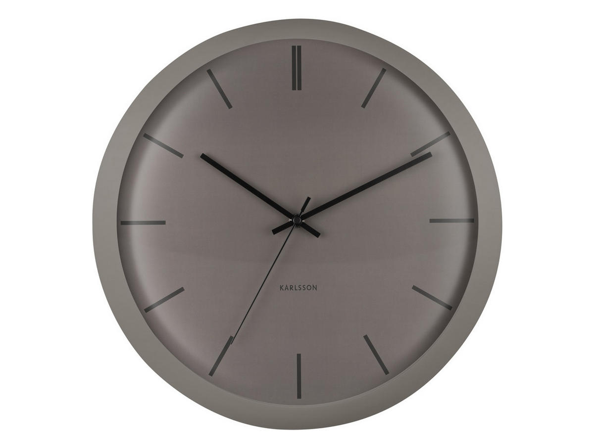 WANDUHR Nirvana Globe Donker Ø40 cm - Dunkelgrau, Metall (40/40/12cm) - Karlsson