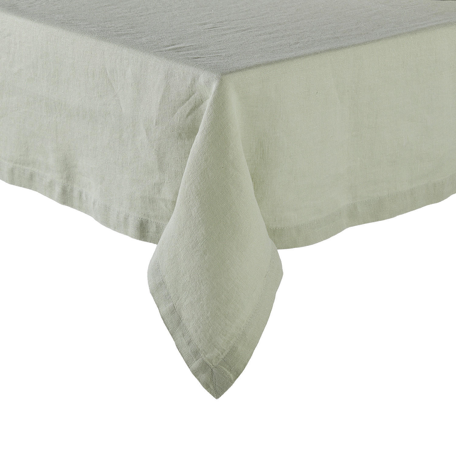 TISCHDECKE Riga 160x300cm - Salbeigrün, Textil (160/160cm) - Butlers