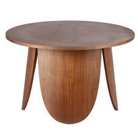 COUCHTISCH Vivially Nussbaum-Optik Ø 80 cm - Nussbaumfarben, Holzwerkstoff (80/80/50cm) - Selsey