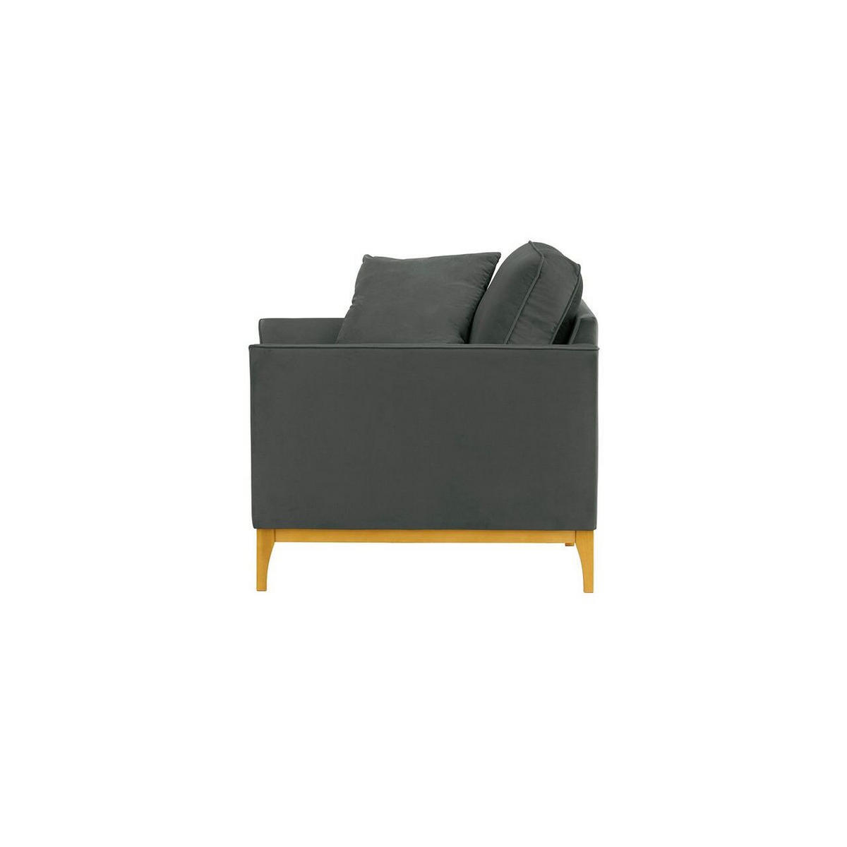 SESSEL Linara-Velluto 19 - Dunkelgrau, Holz/Textil (81/91/95cm)