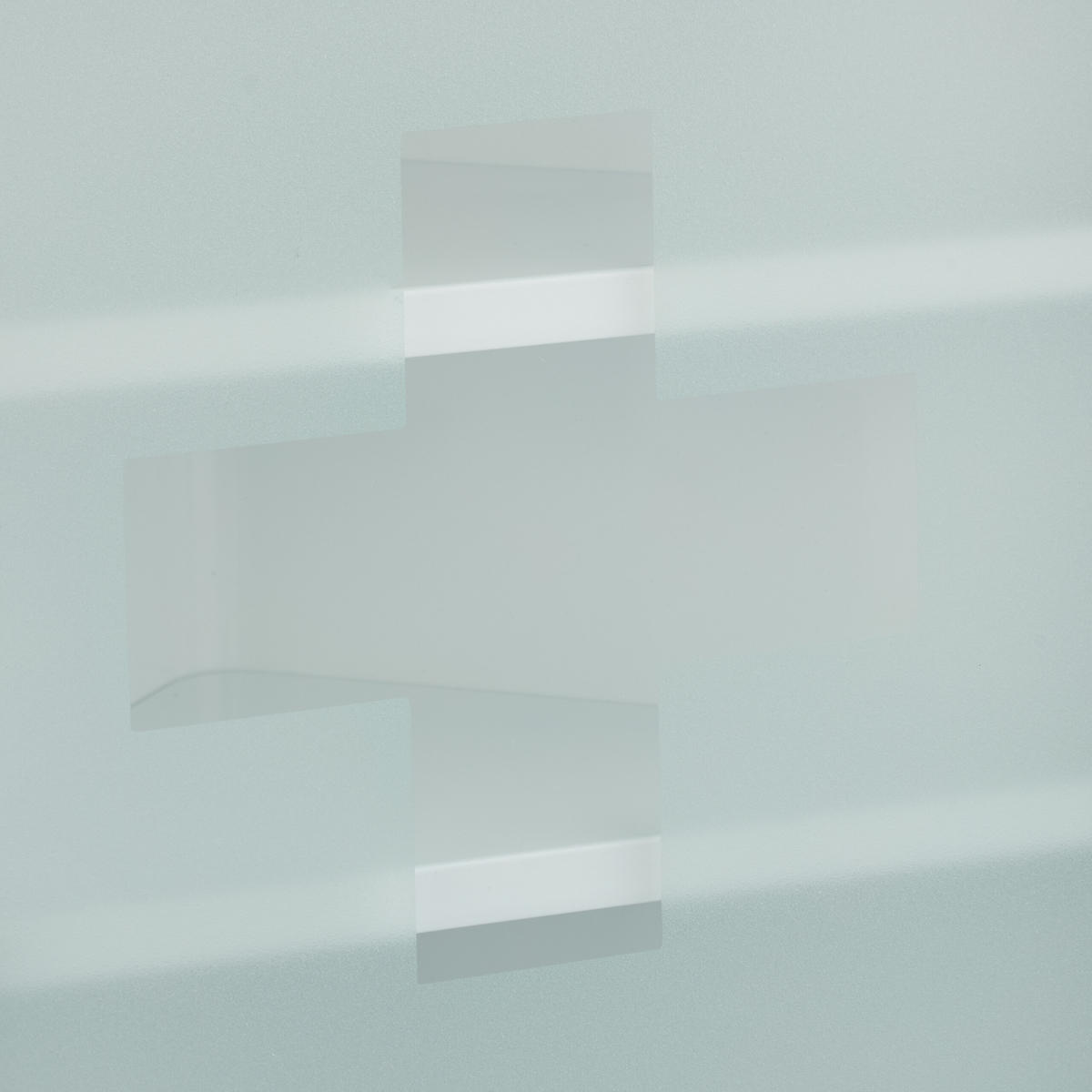 MEDIZINSCHRANK - Weiß, Glas/Metall (30/45/17.5cm) - Relaxdays