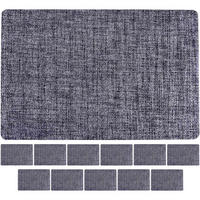 TISCHSETS Linen Graublau 44 x 29 cm 12er Set - Blau, Kunststoff (43.5/28.5/0.1cm) - Ritzenhoff Breker