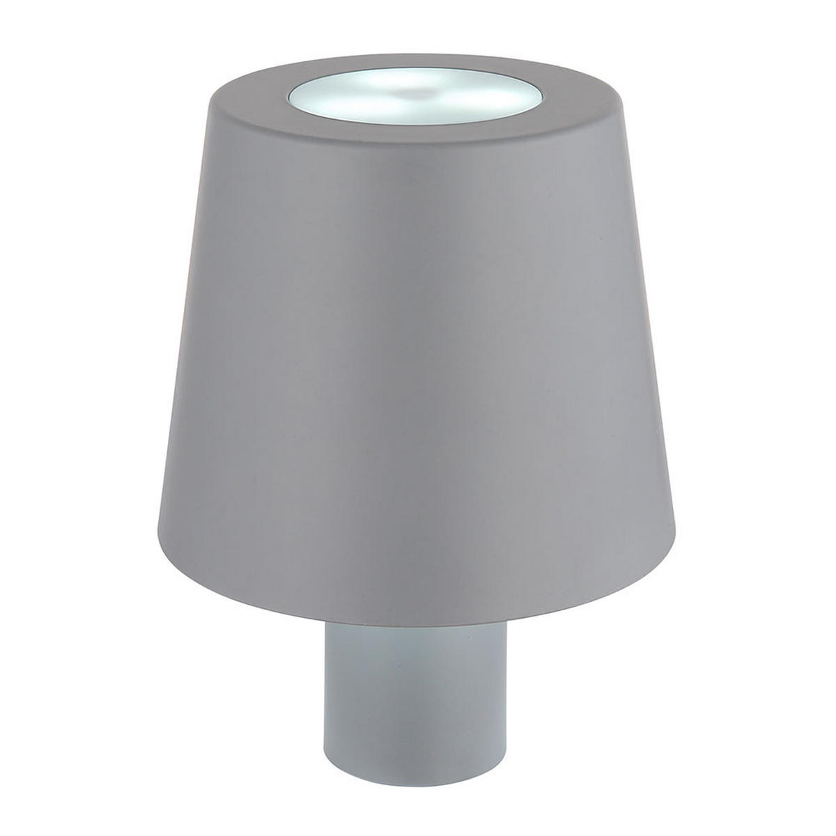 LED TISCHLEUCHTE YARA Grau - Grau, Kunststoff (10.5/10.5/14cm) - Globo Lighting