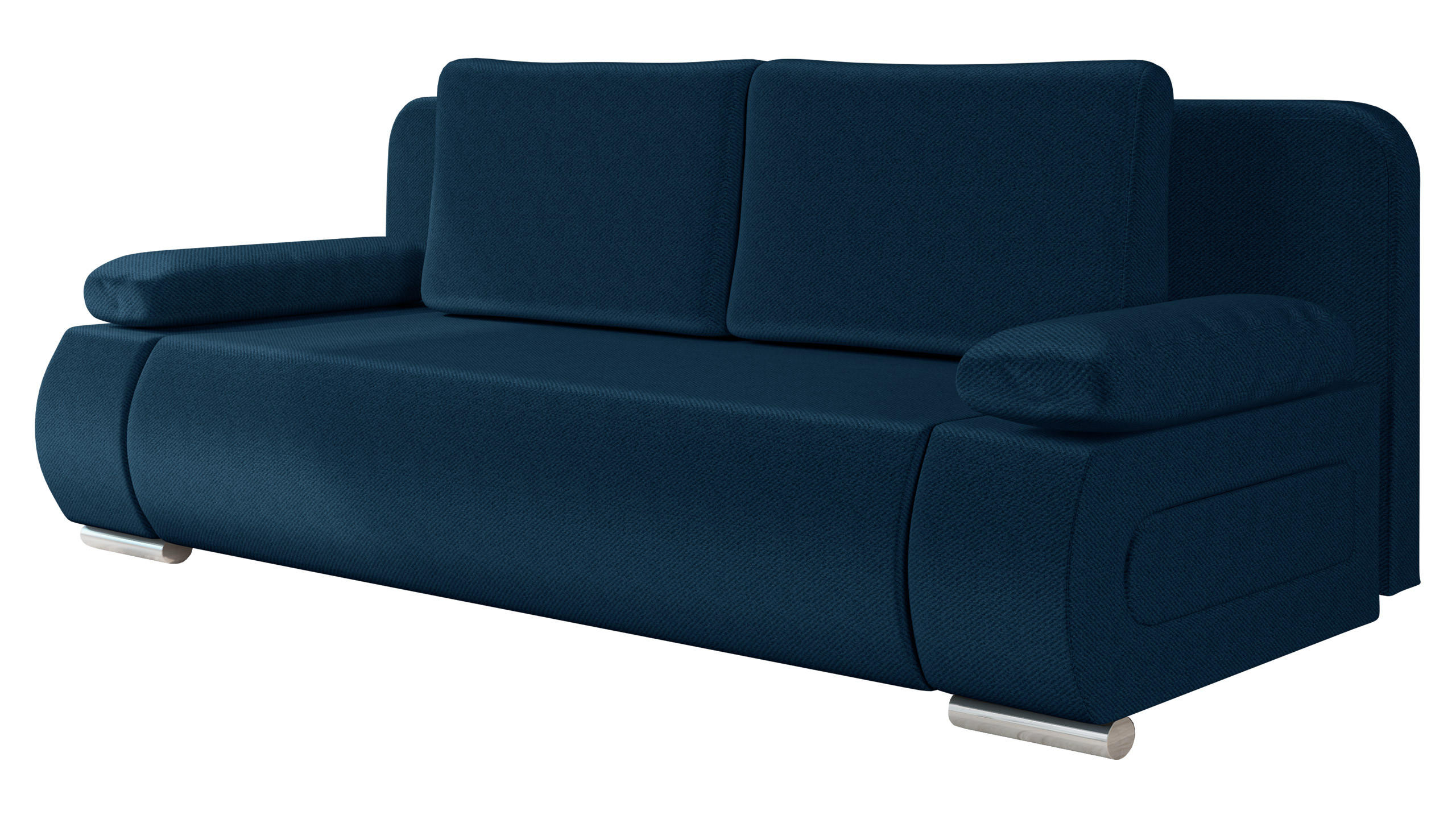 SCHLAFSOFA Emma - Blau, Holz/Kunststoff (200/77/92cm) - MIRJAN24