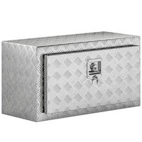 WERKZEUGKASTEN, 96-Liter-Alu-Kasten mit Schloss, 76,2 x 35,5 x 40,6 cm, Silber - Multicolor, Kunststoff (35.5/40.6/76.2cm) - FORIOUS
