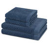 FROTTIERSET Harmony 4-teilig - Blau, Textil (50/100cm) - Ross