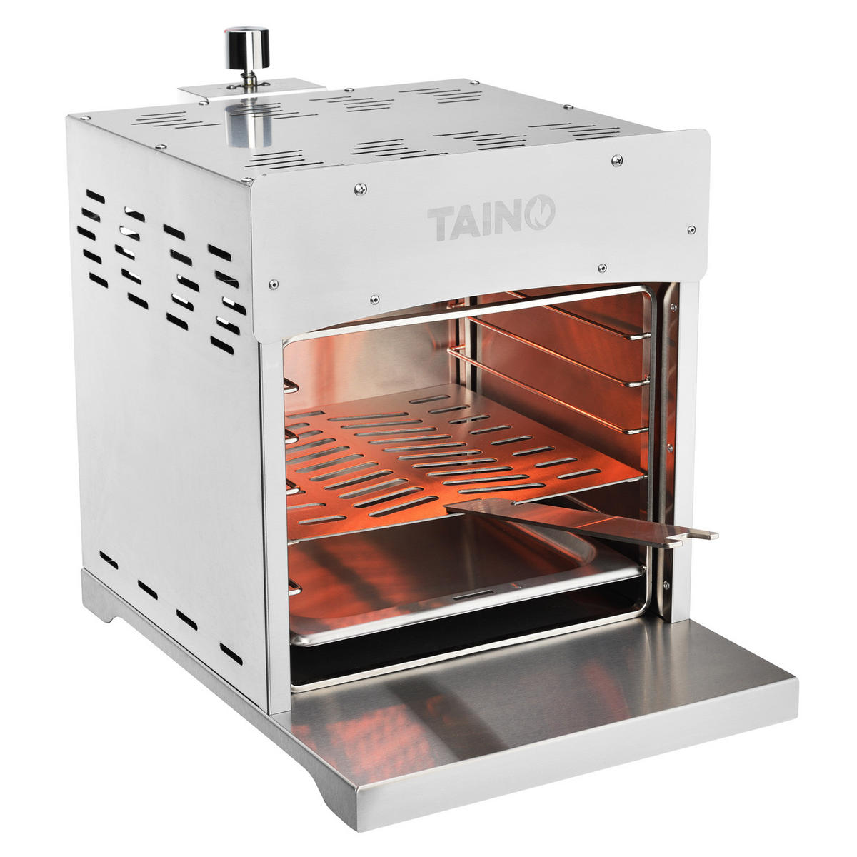 OBERHITZEGRILL XXL - Silberfarben, Metall (34/41/54cm) - TAINO