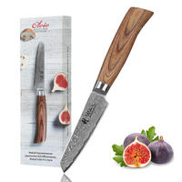 OFFICEMESSER 10 cm - Braun, Holz/Metall (22cm) - Wakoli