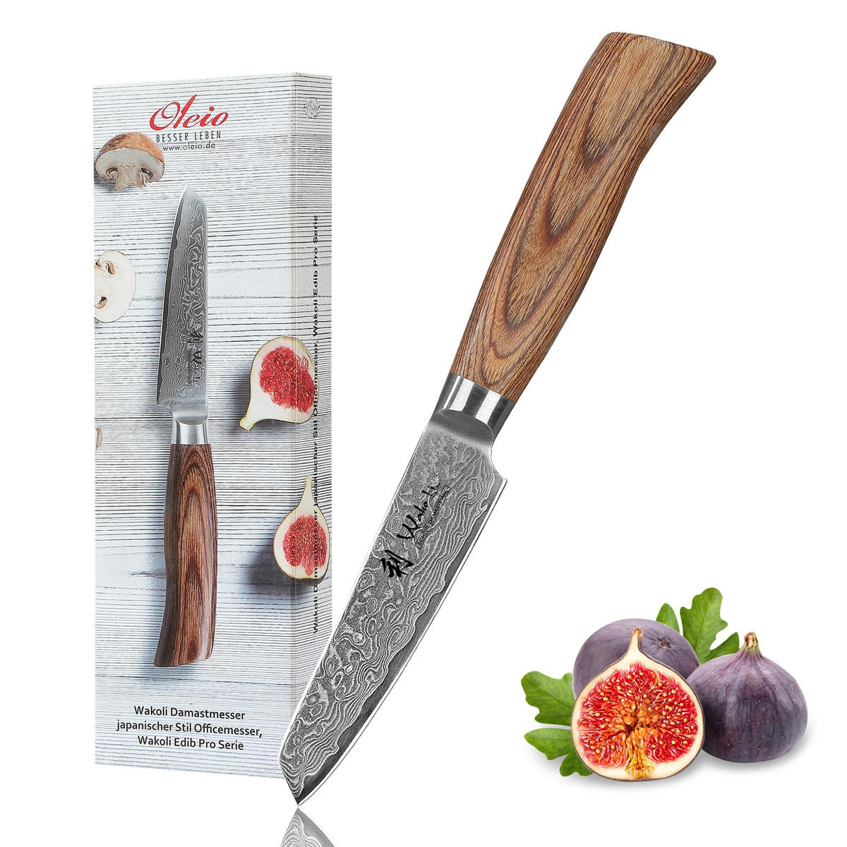 OFFICEMESSER 10 cm - Braun, Holz/Metall (22cm) - Wakoli