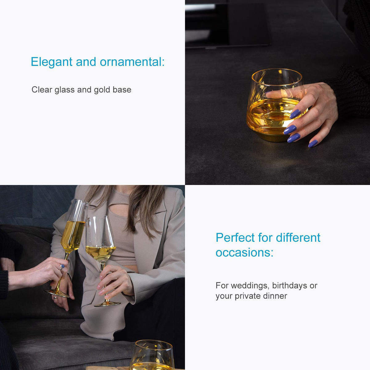 WASSERGLAS SET 350 ml (6-tlg) - Transparent, Glas (0.35L) - Intirilife