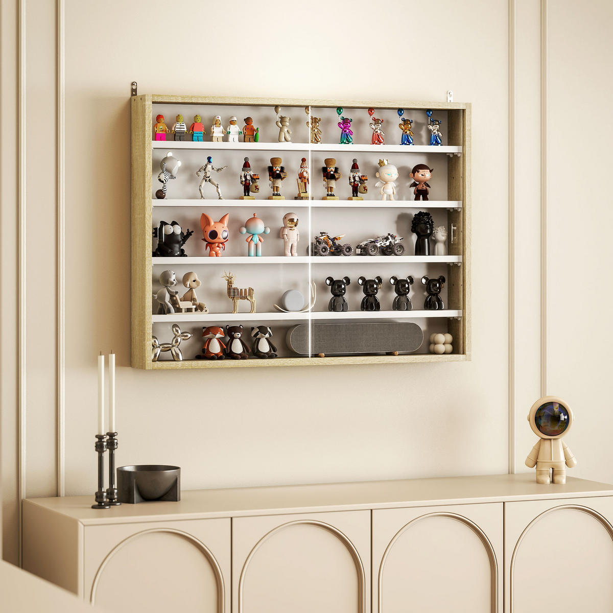 BÜCHERREGAL 80/9,5/60 cm - Eichefarben, Karton (80/60/9.5cm)