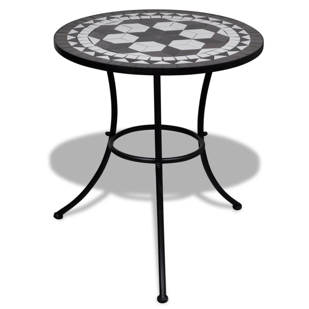 GARTENTISCH Tischon 60/70/60 cm - Schwarz, Naturmaterialien (60/60/70cm) - ZMH