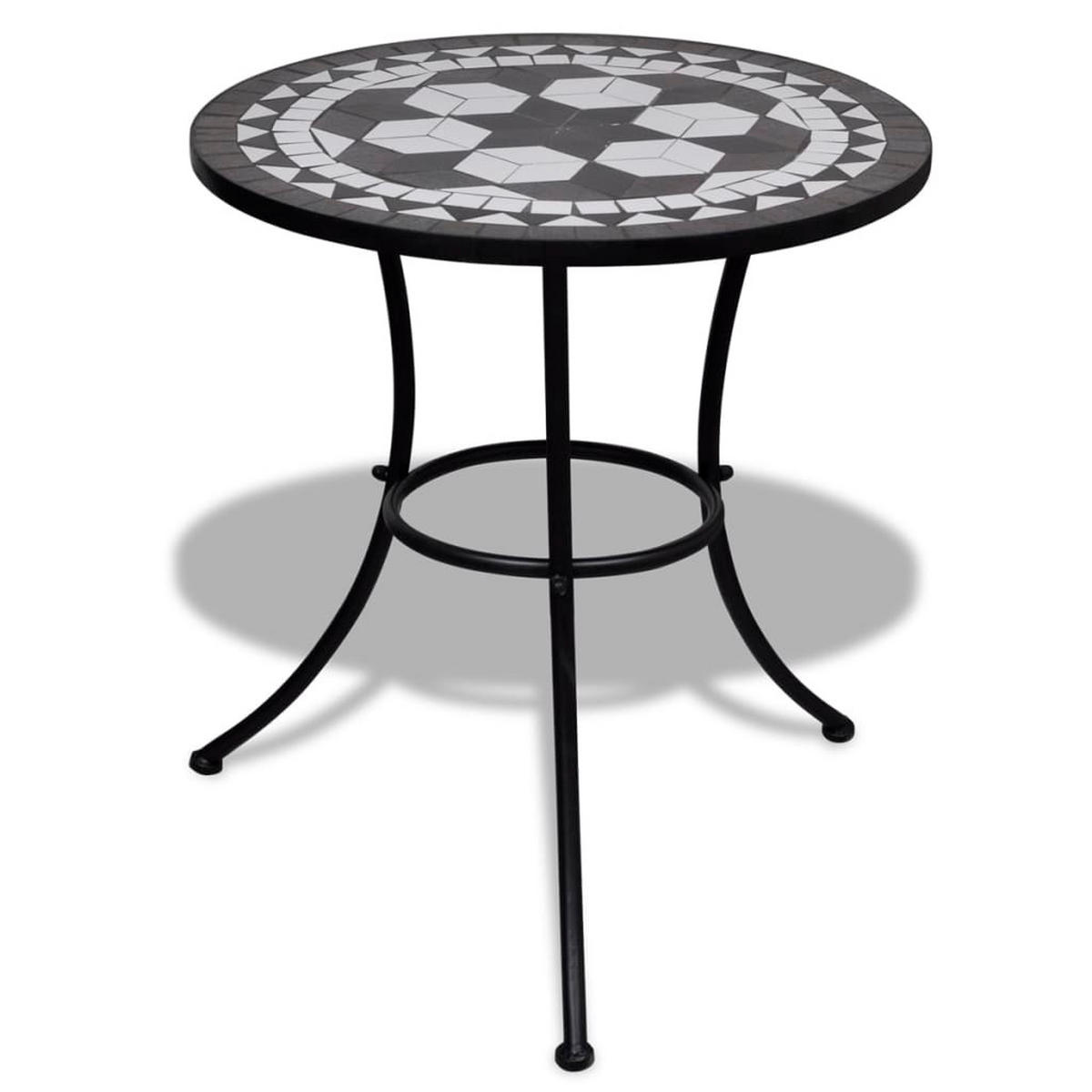 GARTENTISCH Tischon 60/70/60 cm - Schwarz, Naturmaterialien (60/60/70cm) - ZMH