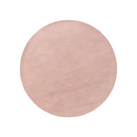WOLLTEPPICH Bent Rosa ø 150 cm rund - Rosa, Textil (150/150cm) - benuta Nest