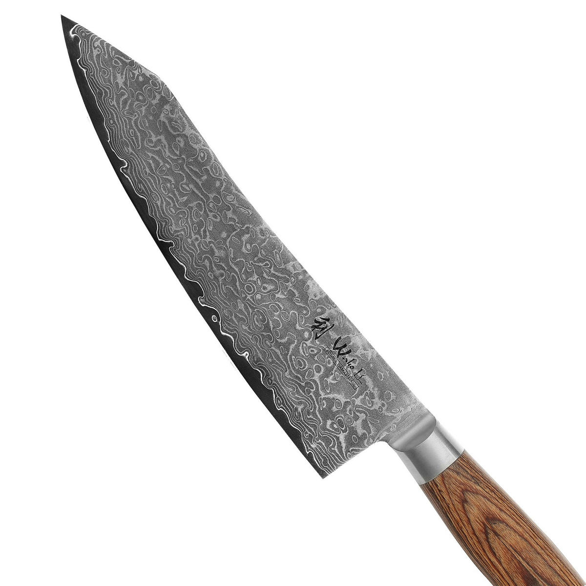 KOCHMESSER 20 cm - Braun, Holz/Metall (34cm) - Wakoli
