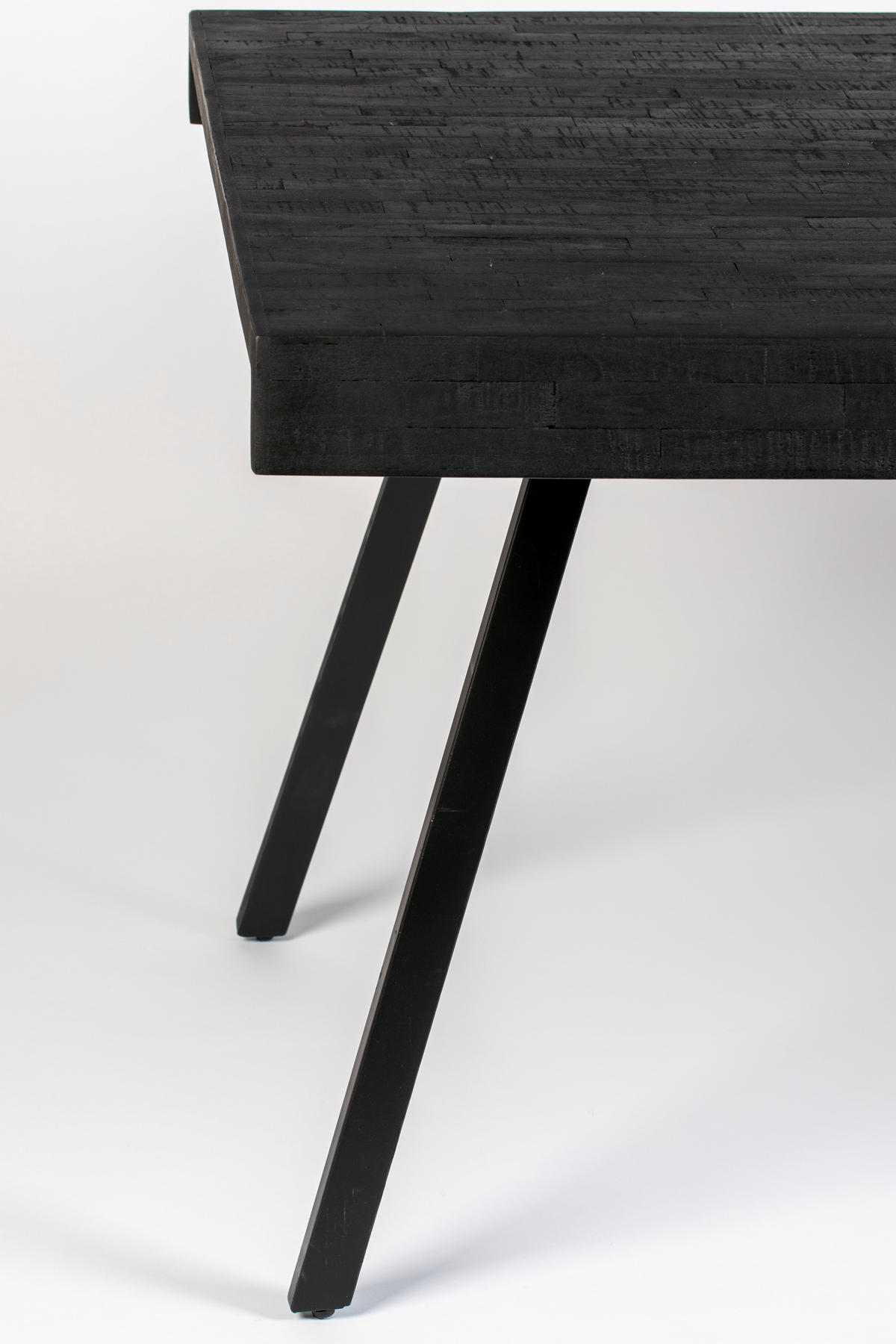 ESSTISCH Suri - Schwarz - 180/90/76 cm - Schwarz, Holz (180/90/76cm)