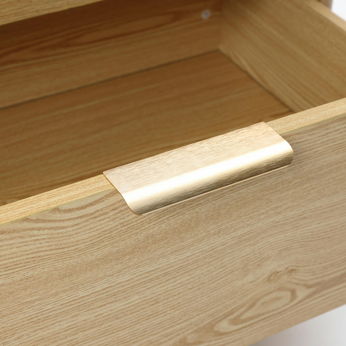 NACHTTISCH Modern mit 2 Schubladen, Holzoptik | B59 x T39 x H55 cm - Braun, Holzwerkstoff (59/55/39cm) - Hometopia