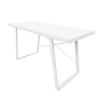 SCHREIBTISCH INDUSTRIAL Weiß - Weiß, Metall (140/60/75cm) - SVITA