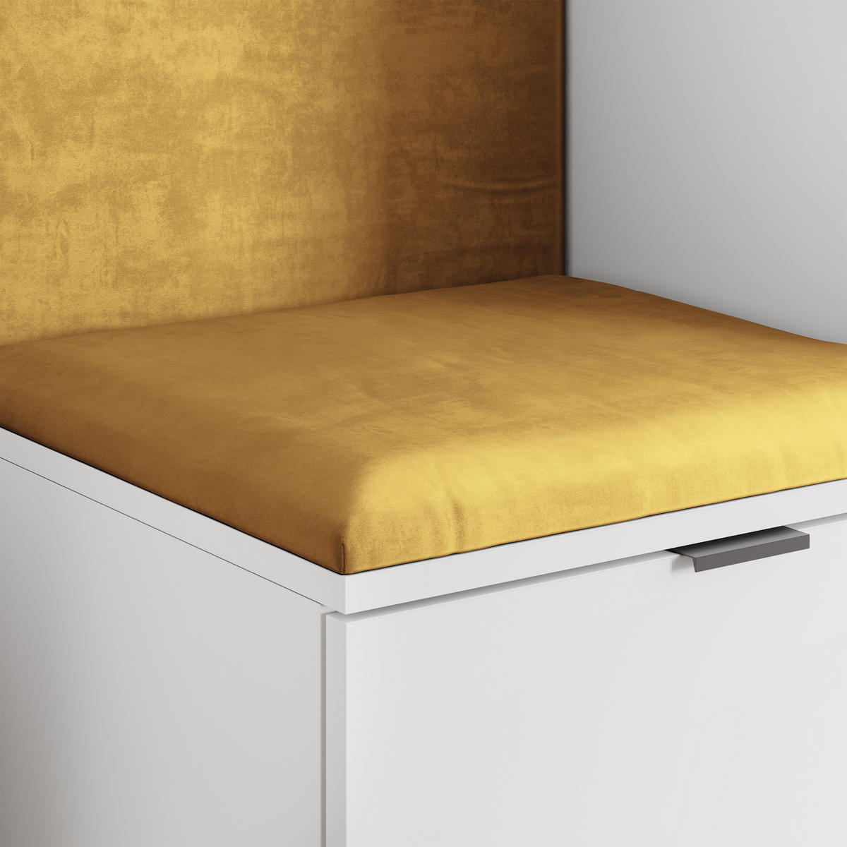 GARDEROBENSCHRANK VIRA 95/181/51 cm Modern Garderobe-Set Eiche Wotan - Gelb/Eiche Wotan, Holzwerkstoff (95/181/51cm) - MASSENO