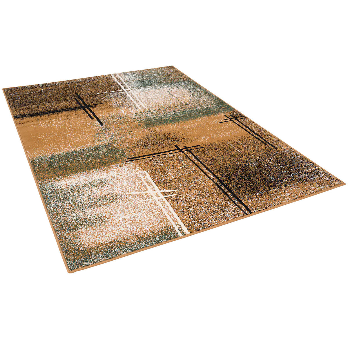 DESIGNER TEPPICH BRILLIANT VERLAUF - Grün, Textil (120/170cm) - Pergamon