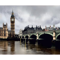 FOTOTAPETE London 375 x 270 cm - Grau, Papier (375/270cm) - Sanders & Sanders