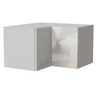 ECKHÄNGESCHRANK Essen W12/60/36 Weiß Hochglanz / Weiß Matt 60 / 60 / 36cm - Weiß Hochglanz/Weiß, Holz/Holzwerkstoff (60/36/60cm) - Feldmann-Wohnen