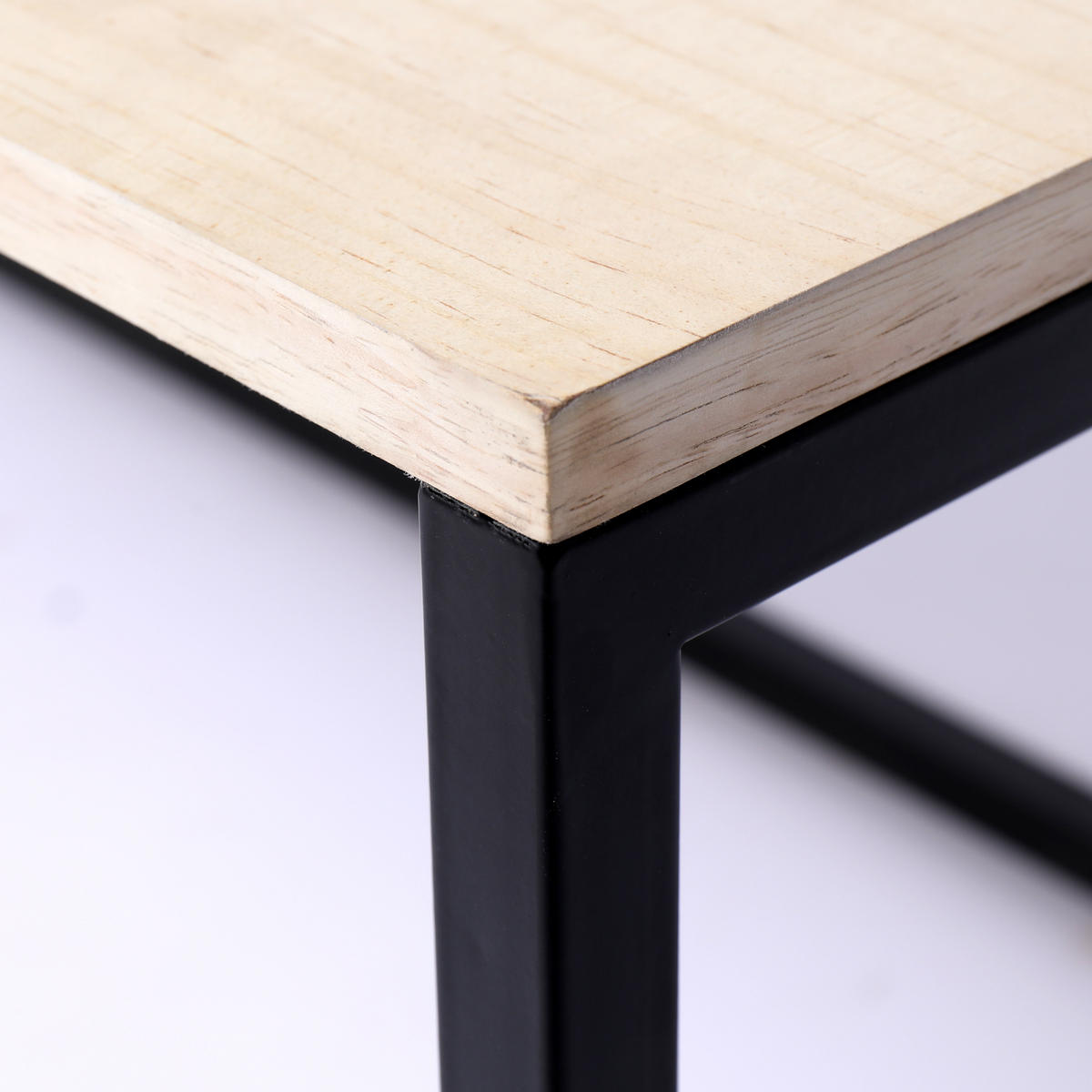 COUCHTISCH Rechteckig Schwarz 90 x 45 x 43 cm - Schwarz, Holz (45/90/43cm) - Nordlys