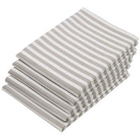 GESCHIRRTÜCHER, 5er-Set, 50x70 cm, 100% Baumwolle, Grau - Grau, Textil (50/70cm) - Zollner