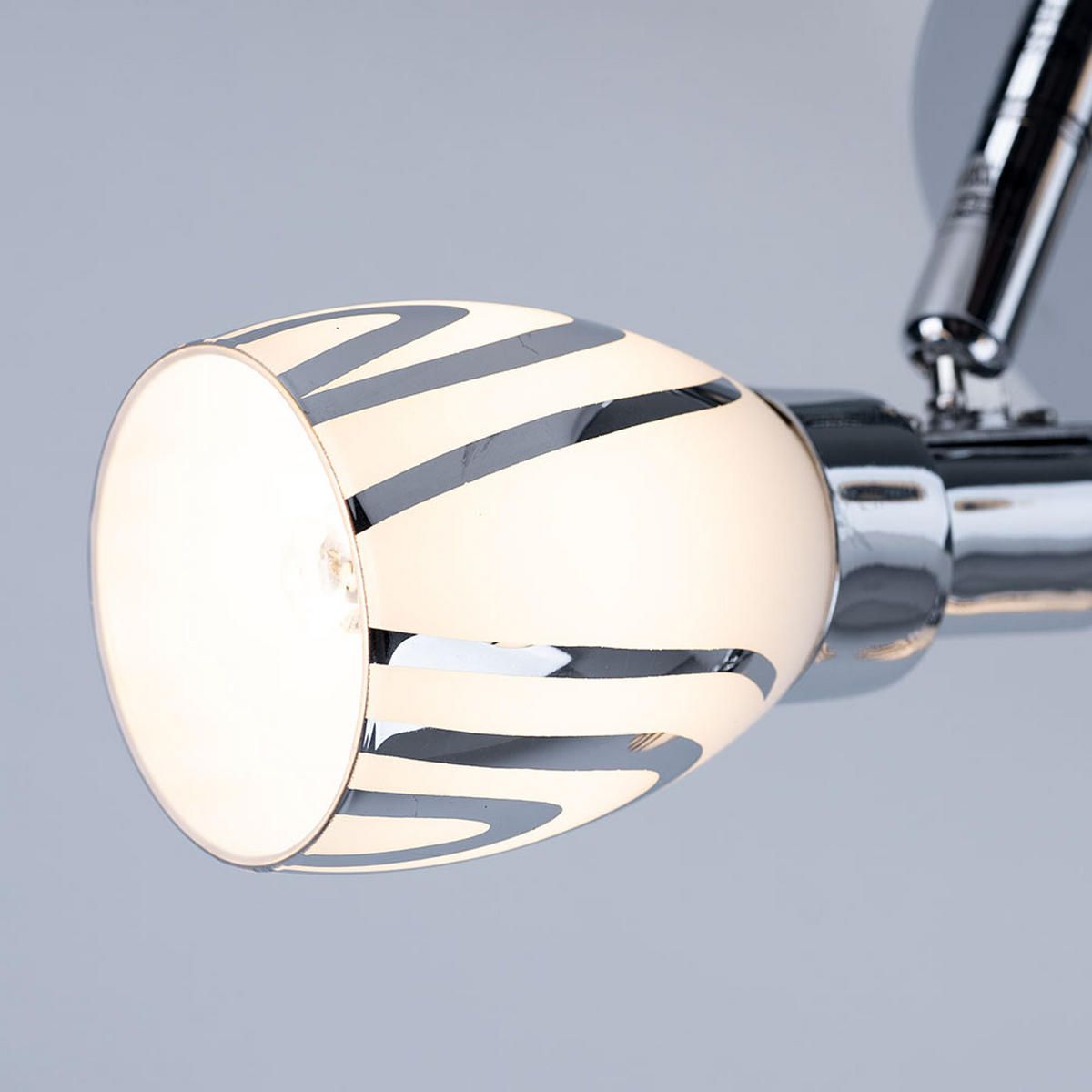 LED DECKENLEUCHTE COCI Silber Chrom - Silberfarben, Metall (20/20/14cm) - Globo Lighting