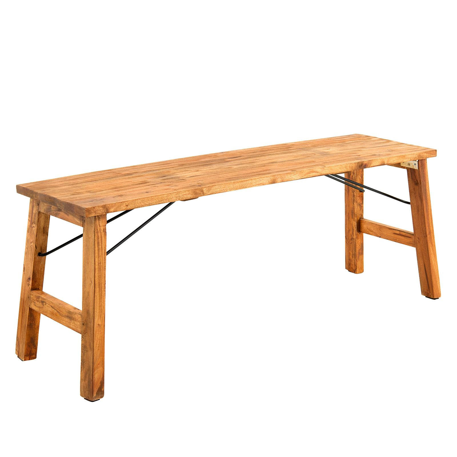 SITZBANK SEMNOZ - Naturfarben, Holz (130/48/42cm) - IDIMEX