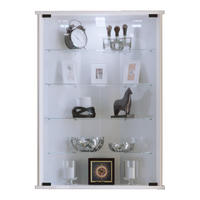 VITRINENSCHRANK Weiß - Weiß, Holzwerkstoff (68/88/23cm) - ebuy24