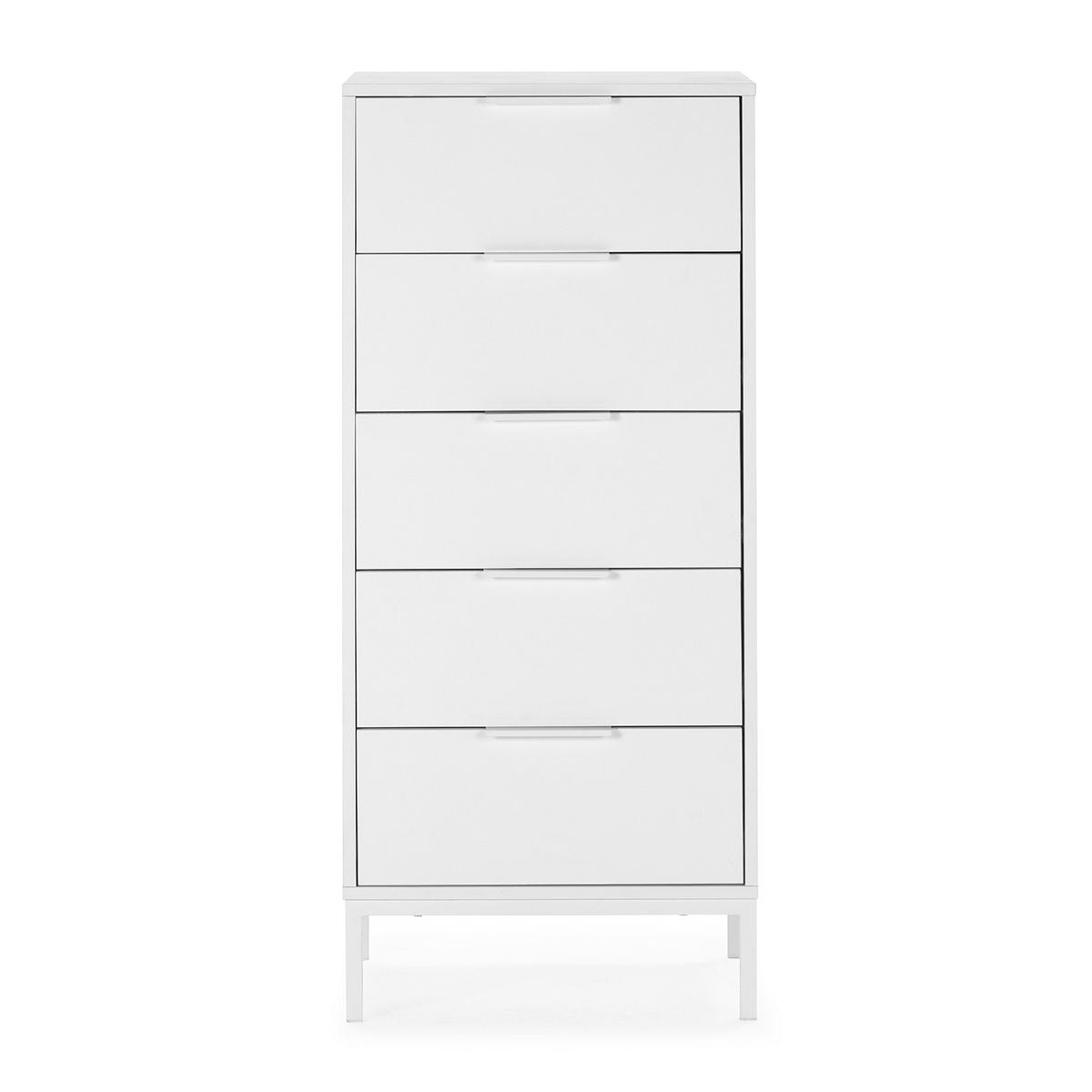 KOMMODE 50/115/40 Auri Weiß - Weiß, Holzwerkstoff (50/115/40cm) - VS Venta-stock