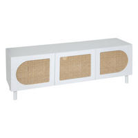 FERNSEHKOMMODE Cabras weiß 140/41,7/50 cm - Weiß, Holzwerkstoff (41.7/50/140cm) - Atmosphera Createur d´interieur