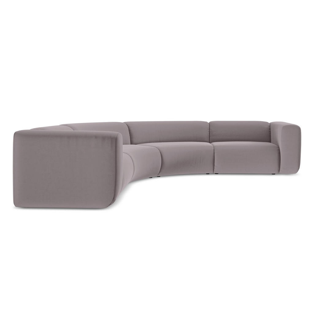 Thumbnail - Makamii Ecksofa, Flieder, Textil, 5-Sitzer, Füllung: Schaumstoff, 318x318 cm, Made in EU, Wohnzimmer, Sofas & Couches, W...